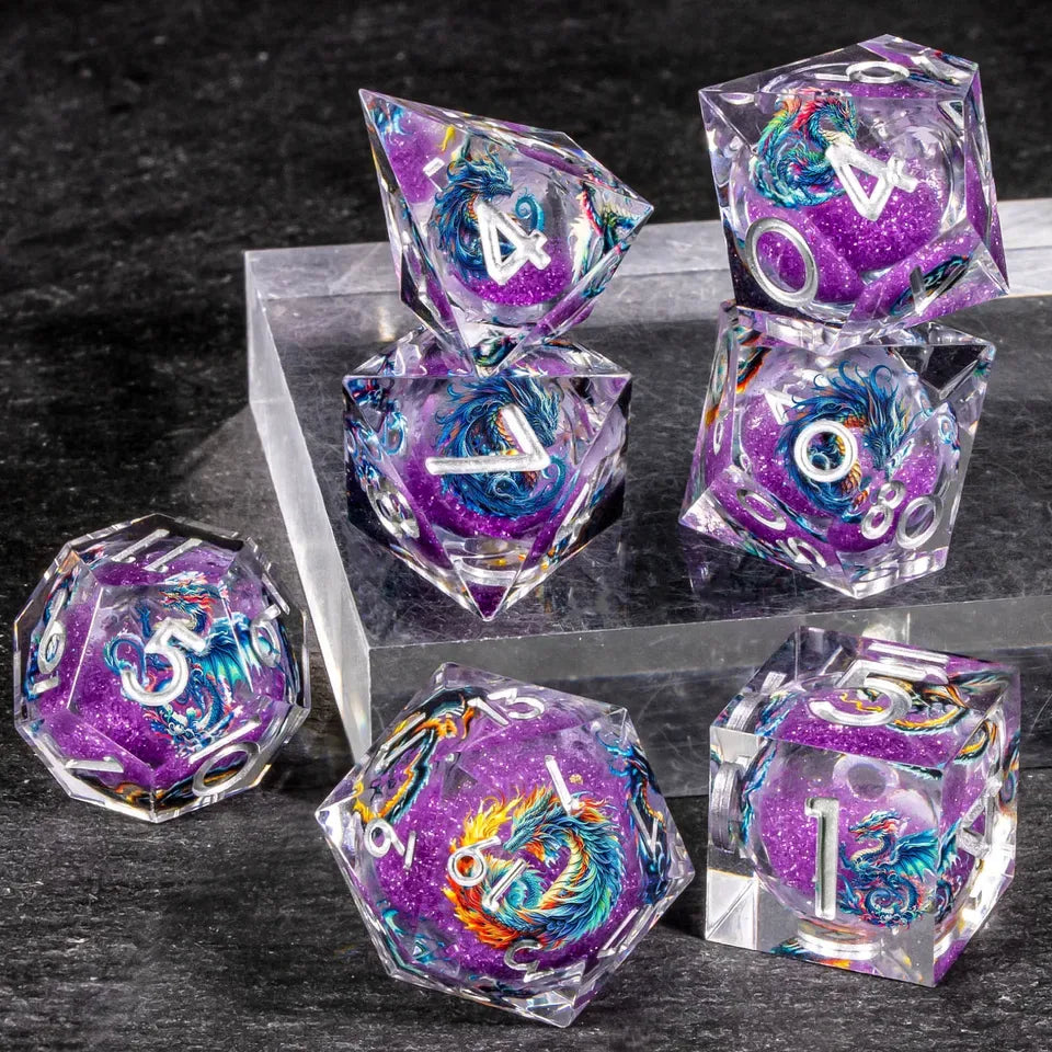 Dragon Longma – Set de dés pour JDR