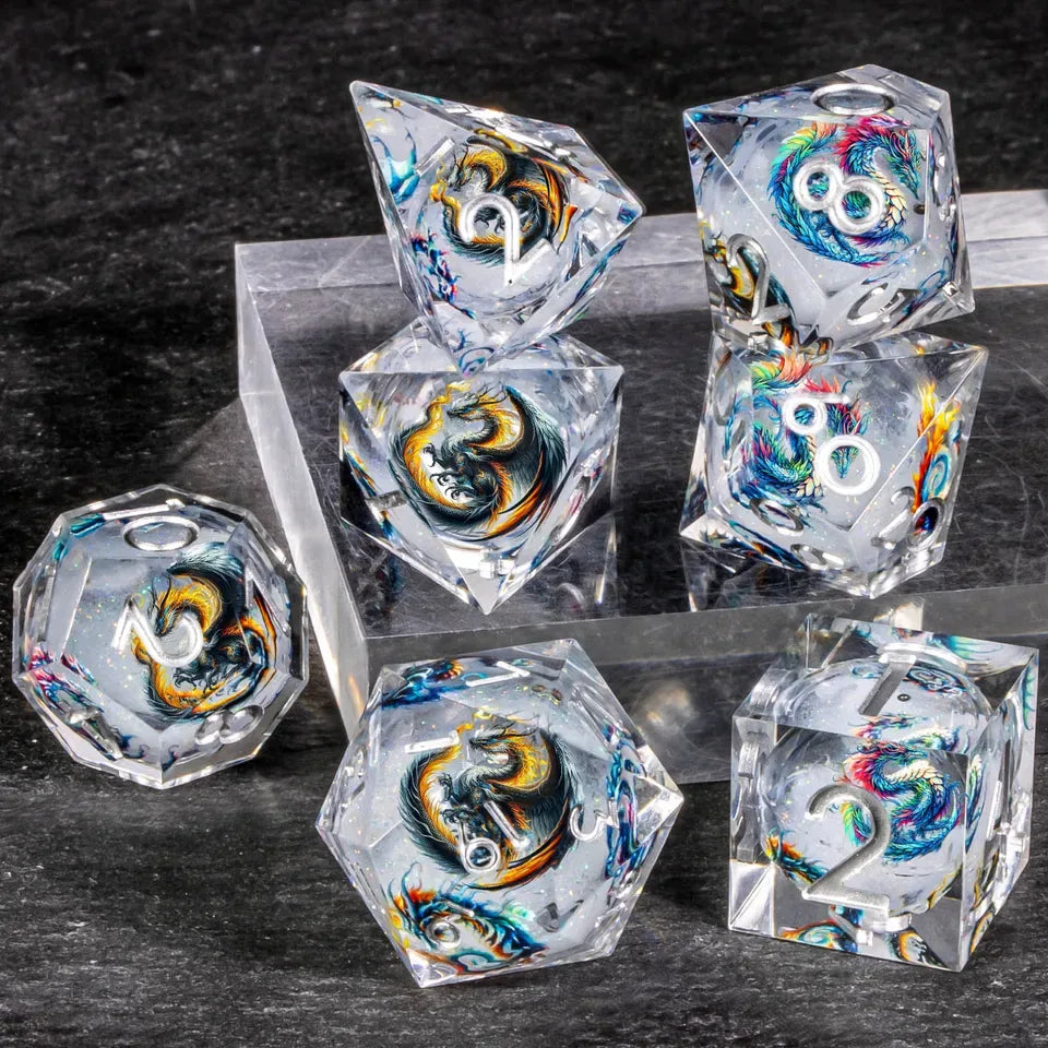 Dragon Longma – Set de dés pour JDR