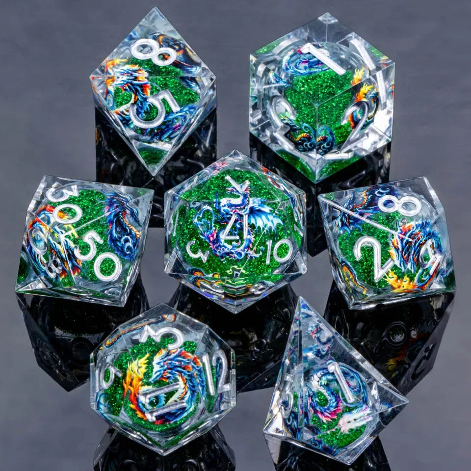 Dragon Longma – Set de dés pour JDR