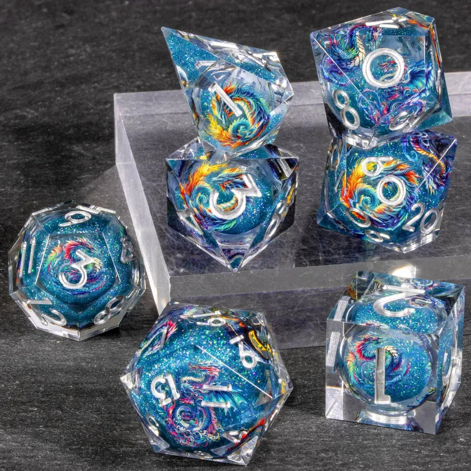 Dragon Longma – Set de dés pour JDR