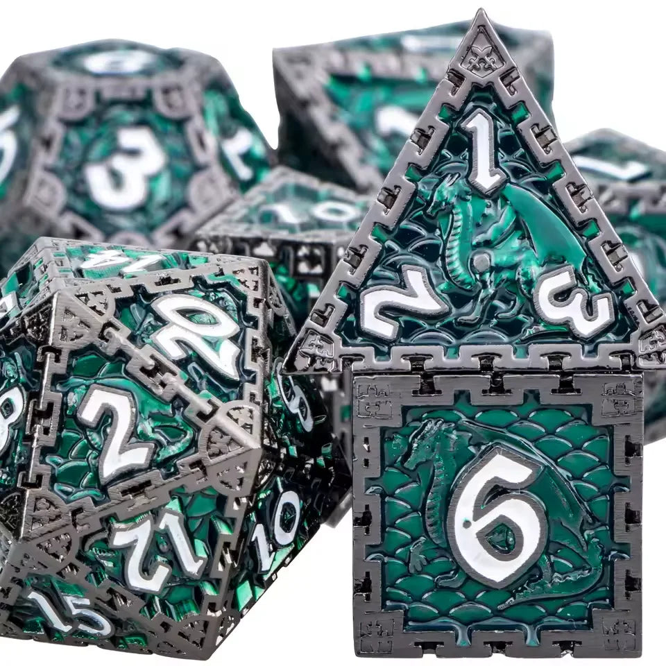 Set de dés complet pour JDR - Drakeforge