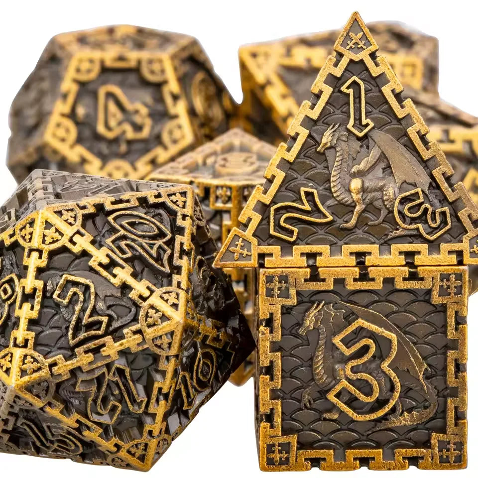 Set de dés complet pour JDR - Drakeforge