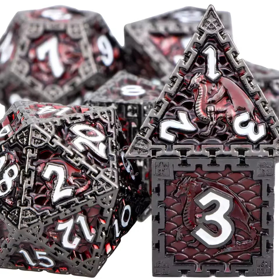 Set de dés complet pour JDR - Drakeforge