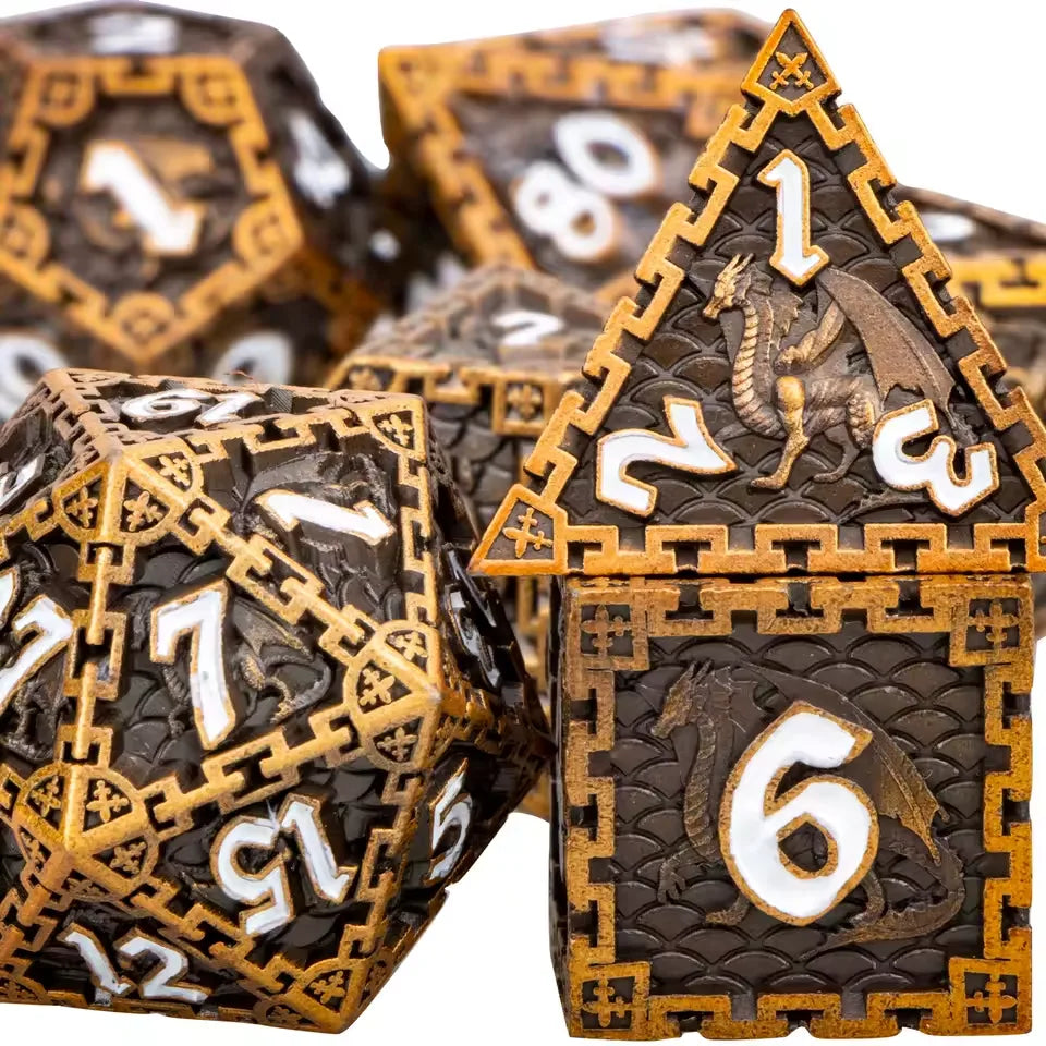 Set de dés complet pour JDR - Drakeforge