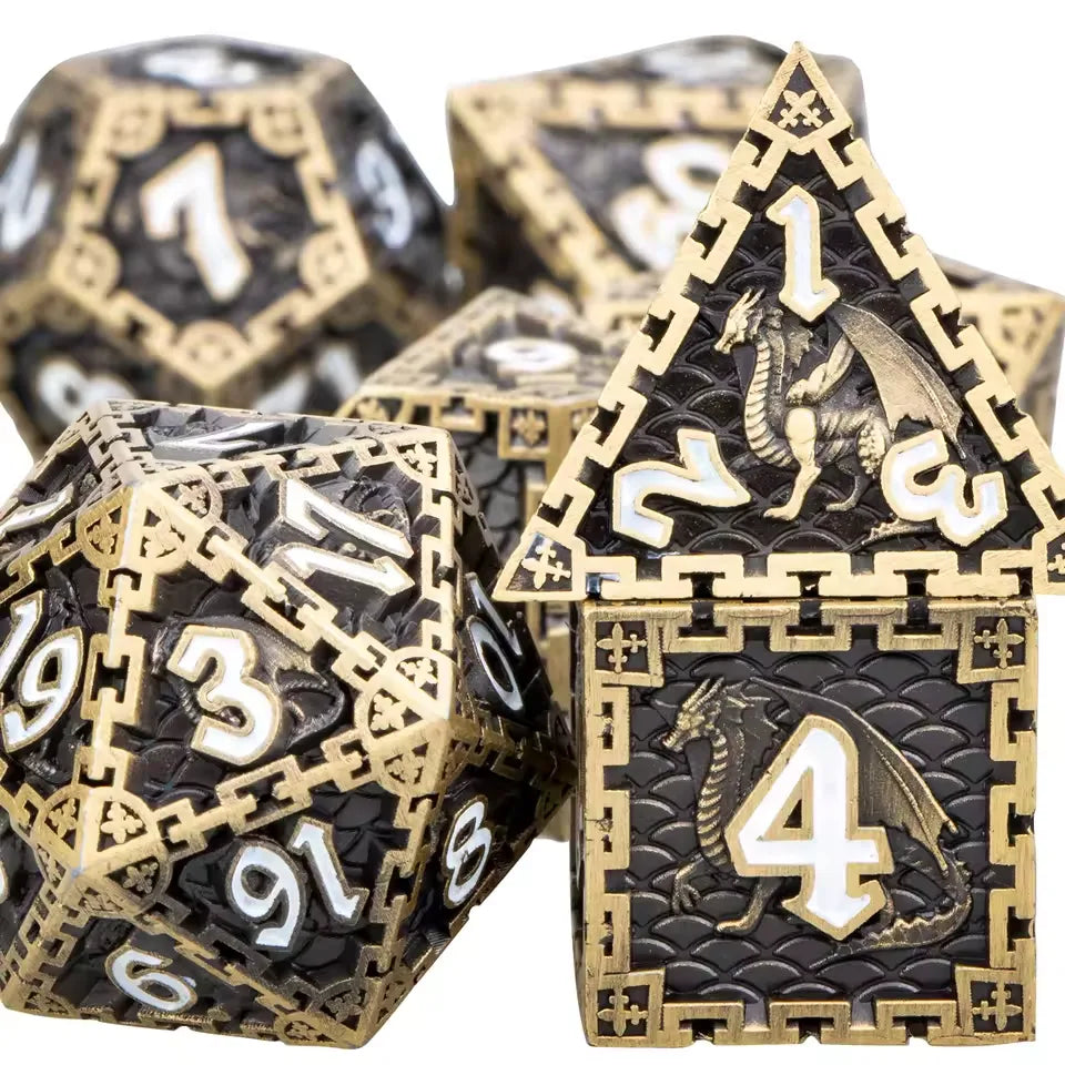 Set de dés complet pour JDR - Drakeforge