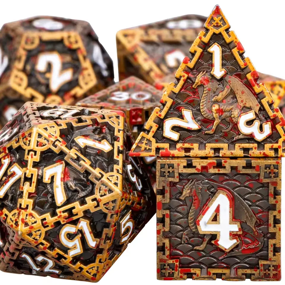 Set de dés complet pour JDR - Drakeforge
