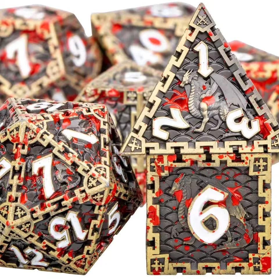Set de dés complet pour JDR - Drakeforge