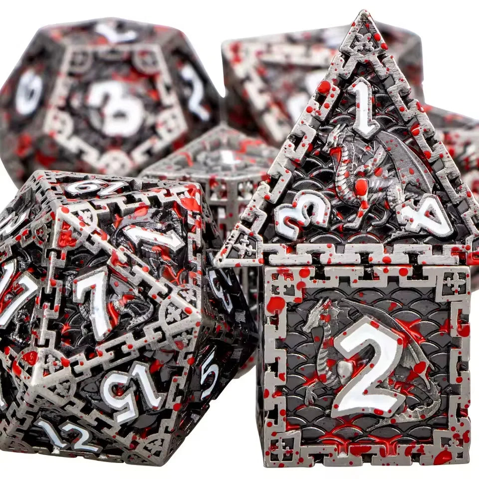 Set de dés complet pour JDR - Drakeforge