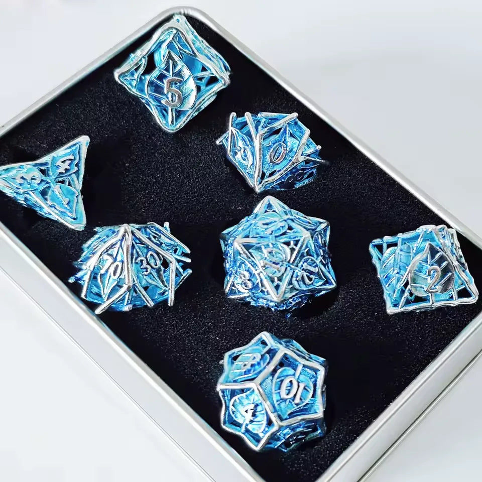 Set de dés complet pour JDR - Feuillage Sylvains