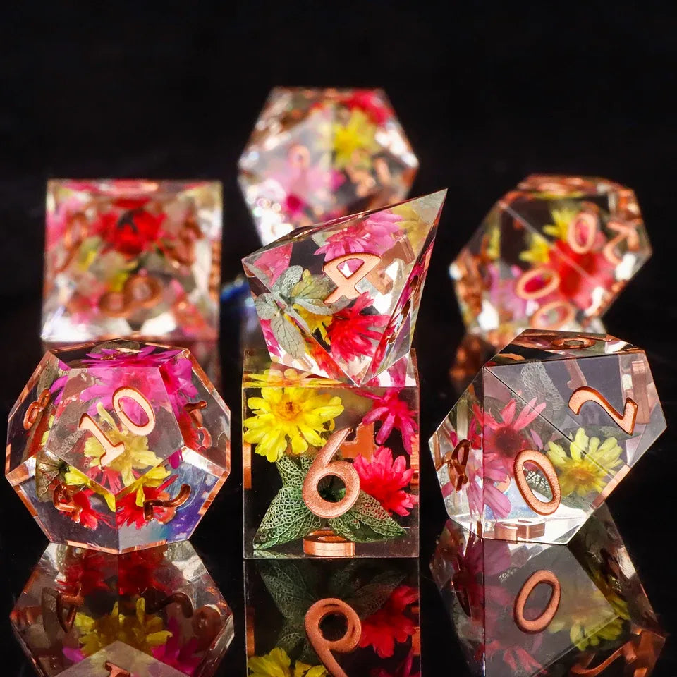 Fleurs – Set de dés pour JDR