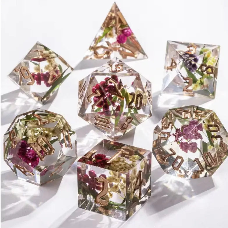 Fleurs – Set de dés pour JDR