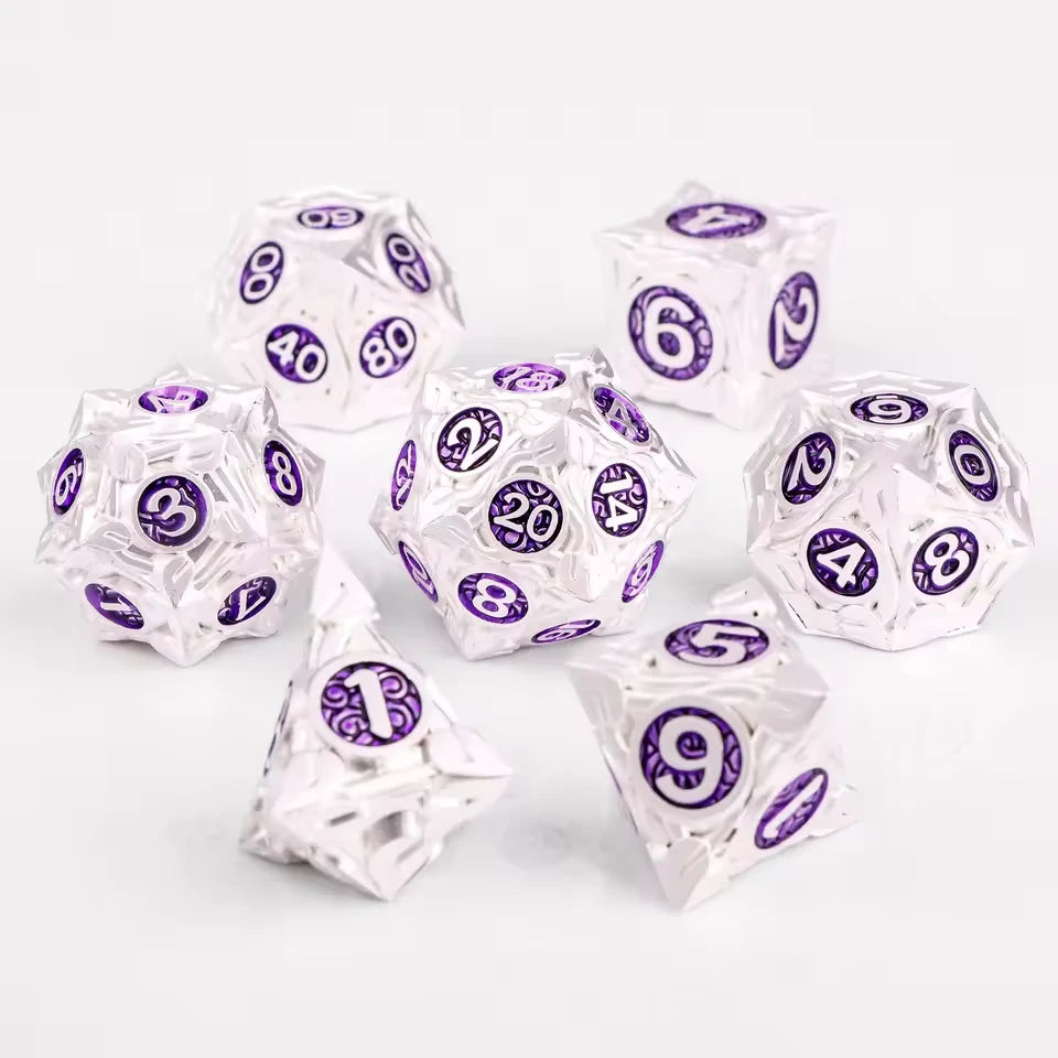 Set de dés complet pour JDR - Grâce Arcanique
