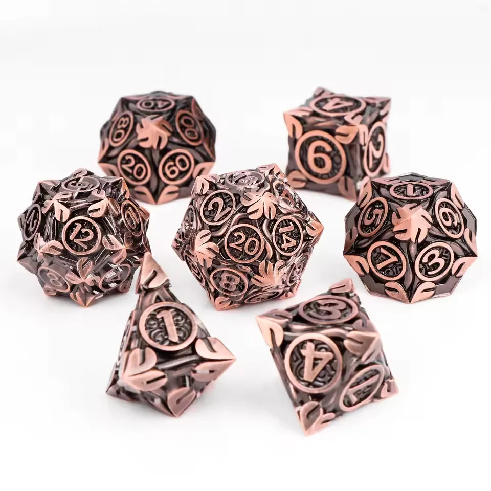Set de dés complet pour JDR - Grâce Arcanique