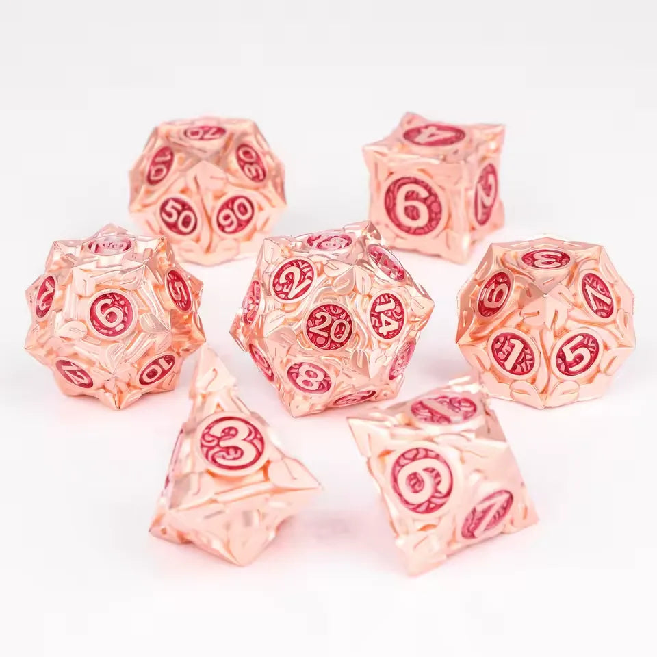 Set de dés complet pour JDR - Grâce Arcanique