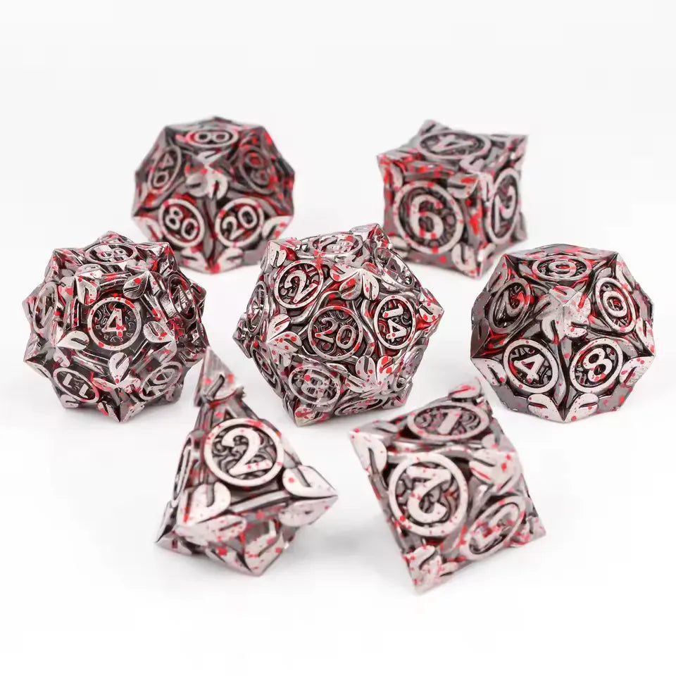 Set de dés complet pour JDR - Grâce Arcanique