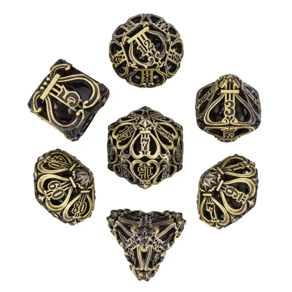 Set de dés complet pour JDR - Harpe