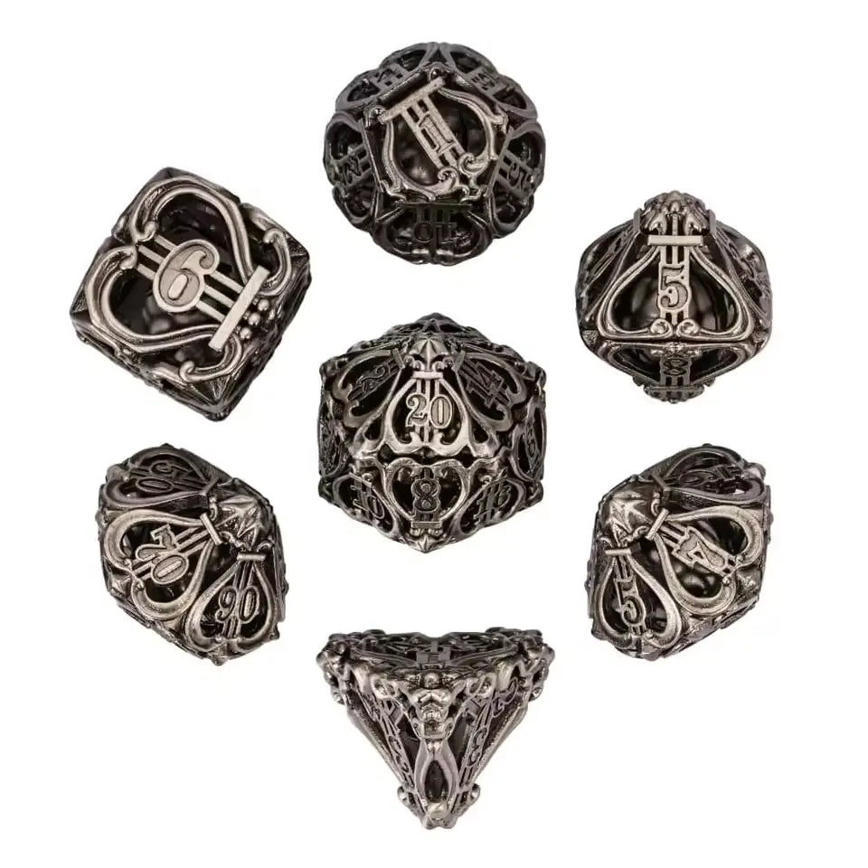 Set de dés complet pour JDR - Harpe