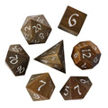 Brown Silver font pour JDR - Marron chiffres argentés