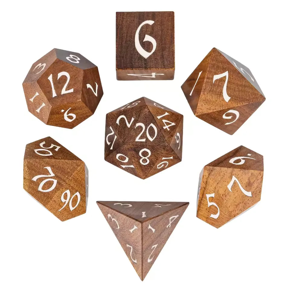 Brown white font pour JDR - Marron chiffres blancs