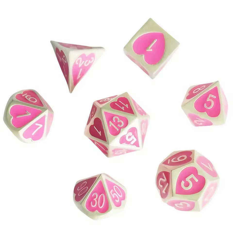 Set de dés complet pour JDR - Mille Cœurs