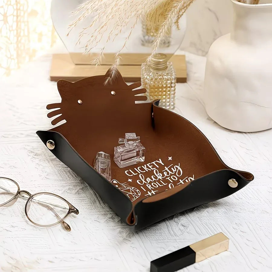 Plateau à dés chat en PVC pliant JDR de table