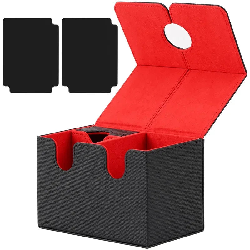 Plateau à dés et rangement cartes JDR boîte aimantée