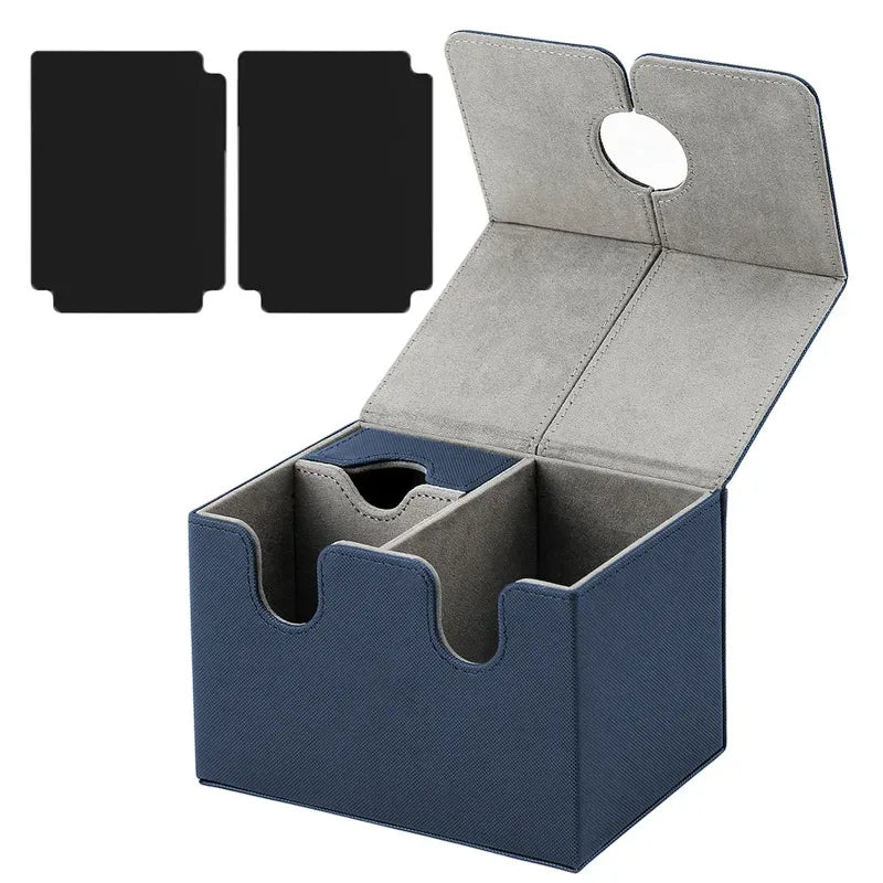 Plateau à dés et rangement cartes JDR boîte aimantée