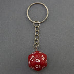 Porte clés d20 en résine opaque