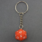 Porte clés d20 en résine opaque