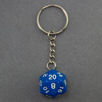 Porte clés d20 en résine opaque