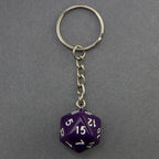 Porte clés d20 en résine opaque