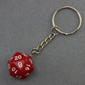 Porte clés d20 en résine opaque