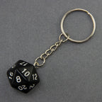 Porte clés d20 en résine opaque