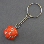Porte clés d20 en résine opaque