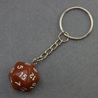 Porte clés d20 en résine opaque
