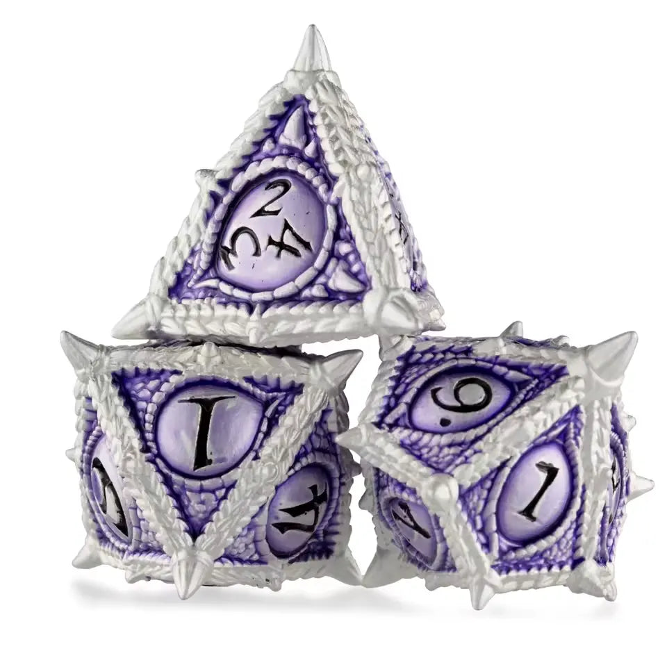 Set de dés complet pour JDR - Regard Draconique