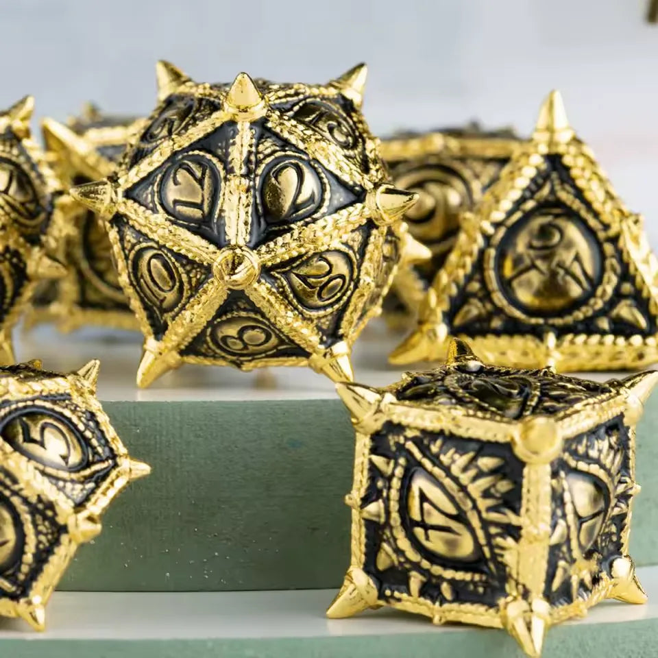 Set de dés complet pour JDR - Regard Draconique