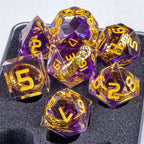 Set de dés JDR Seigneur des Anneaux Résine Violet