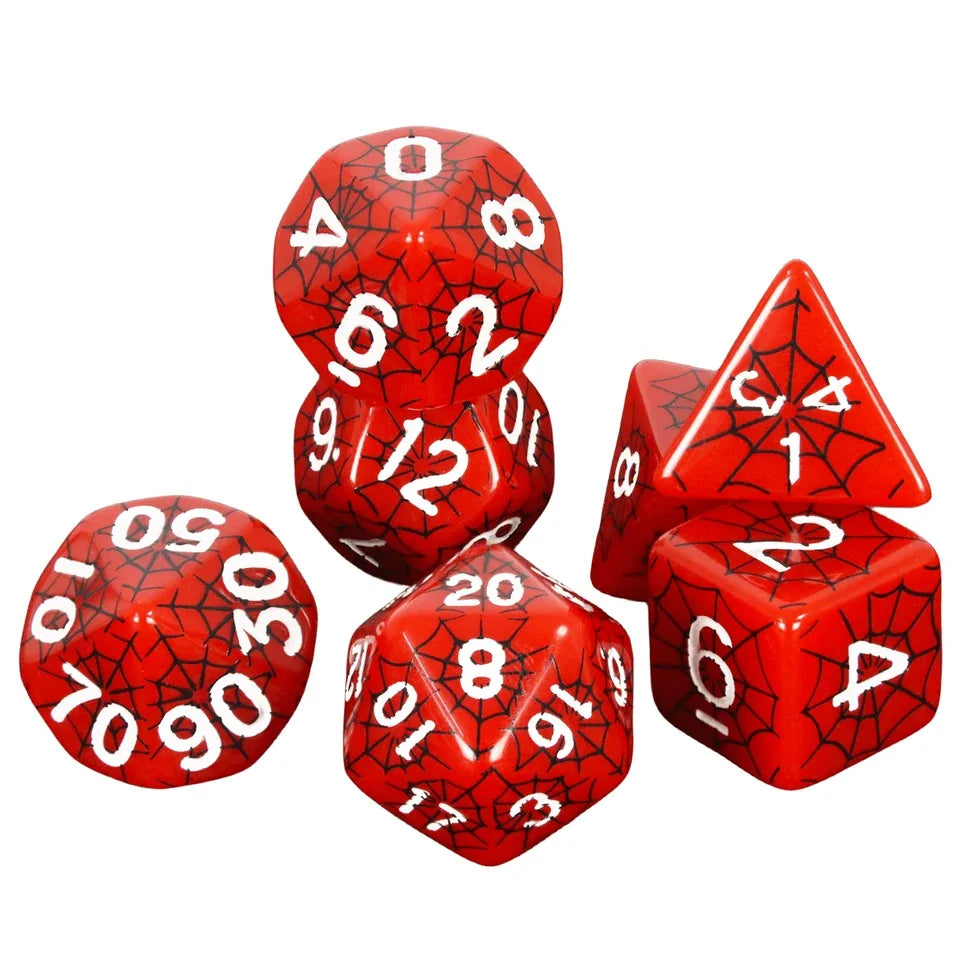 Toile d'araignée – Set de dés pour JDR