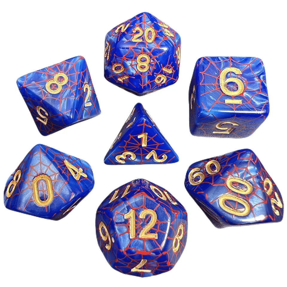Toile d'araignée – Set de dés pour JDR