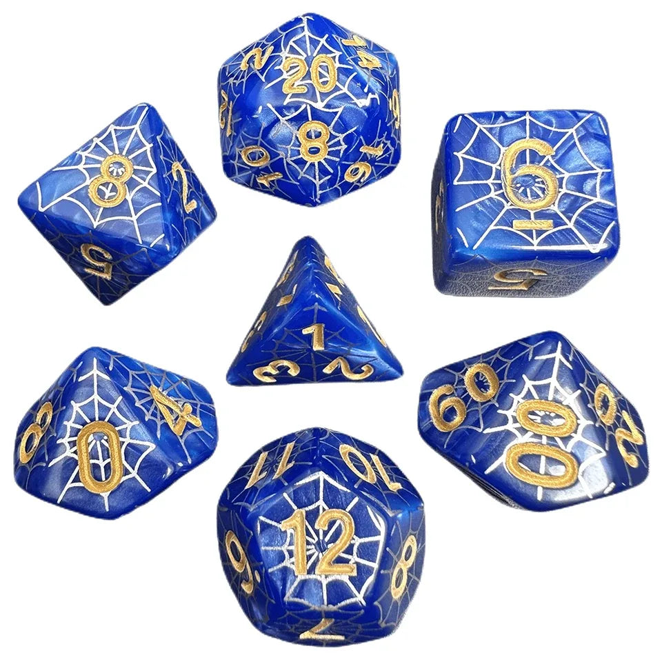 Toile d'araignée – Set de dés pour JDR
