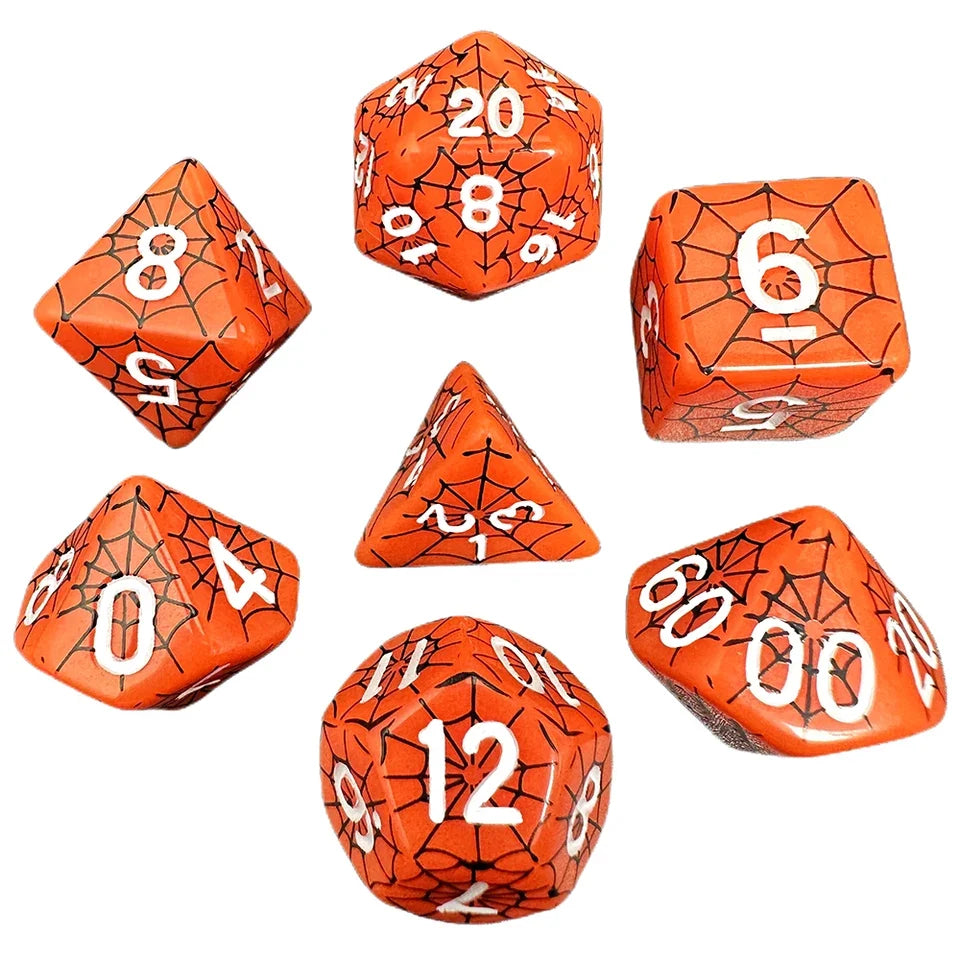 Toile d'araignée – Set de dés pour JDR