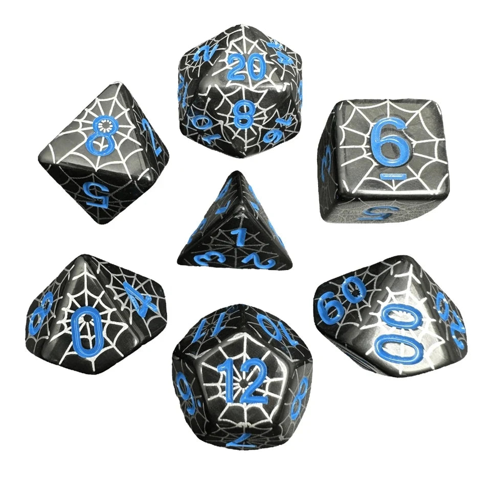 Toile d'araignée – Set de dés pour JDR