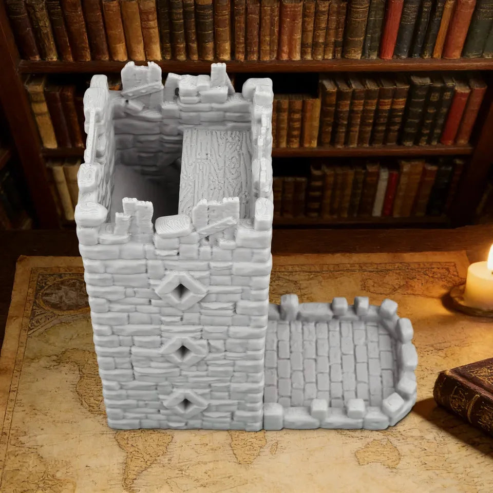 Tour à dés aléatoire pour aventures JDR fantastique
