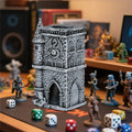 Tour à dés château en résine 3D dragon fantaisie