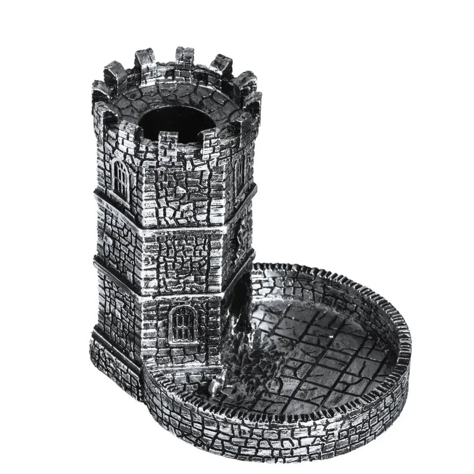 Tour à dés château vintage Donjons Dragons Cthulhu