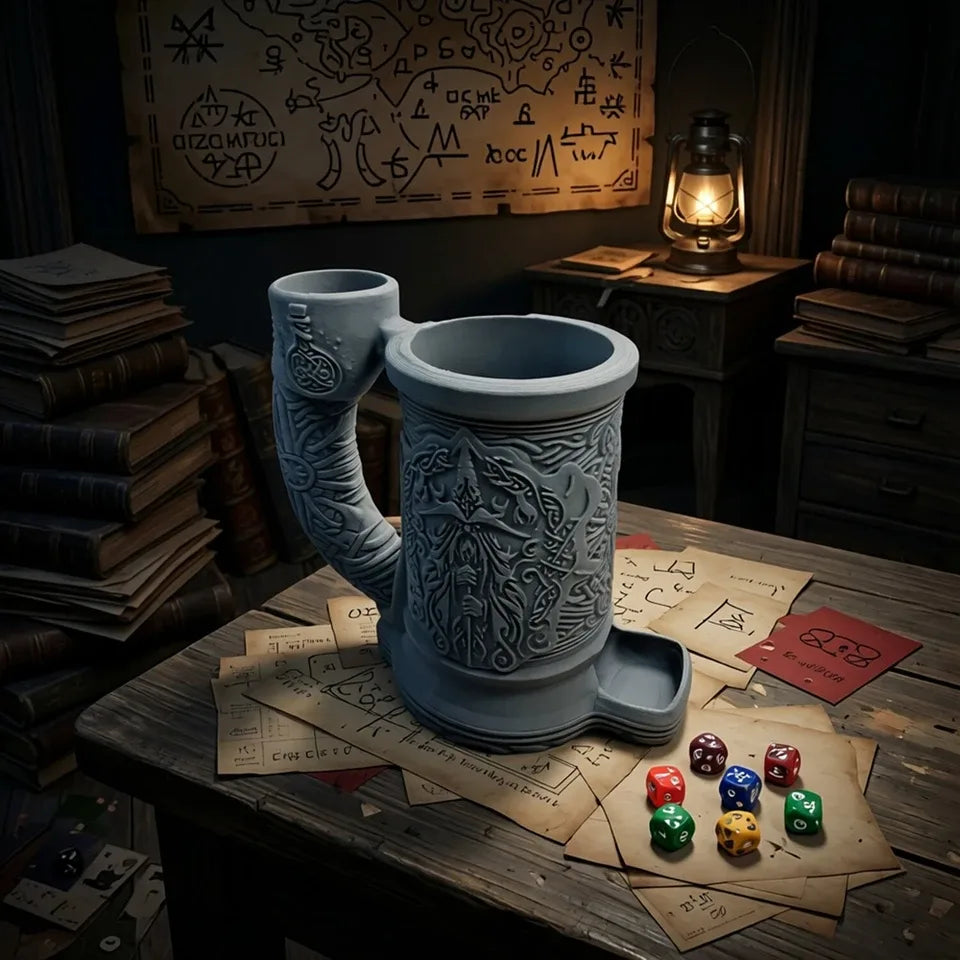 Tour à dés choppe Wizard accessoire JDR de table