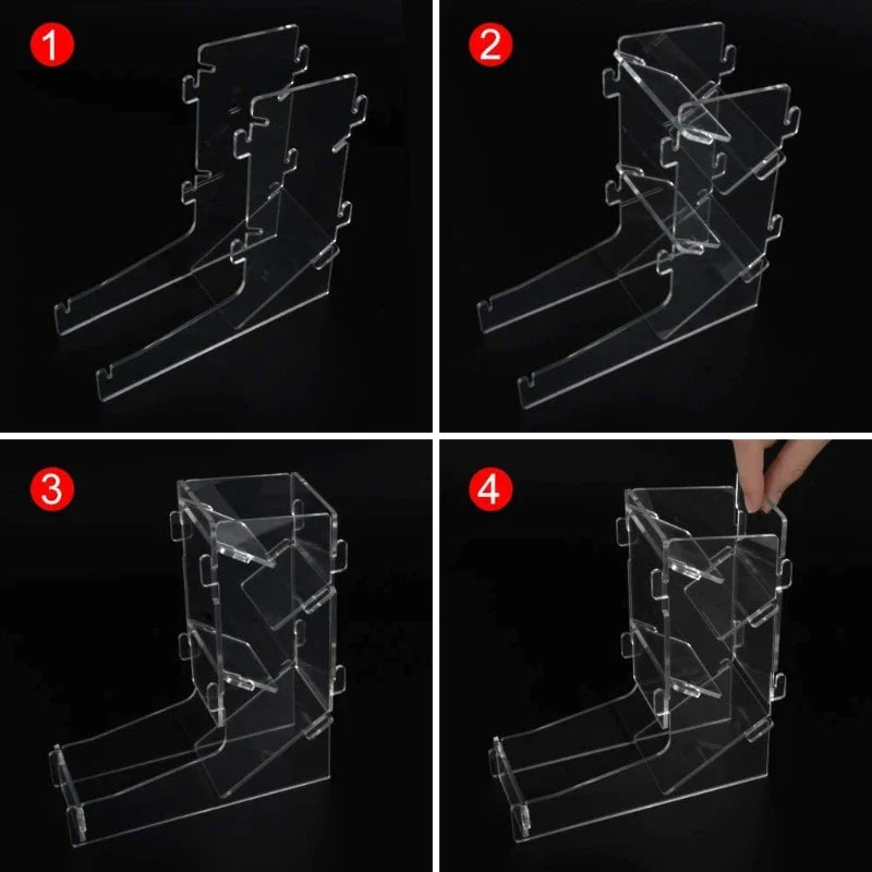 Tour à dés en acrylique transparent portable JDR