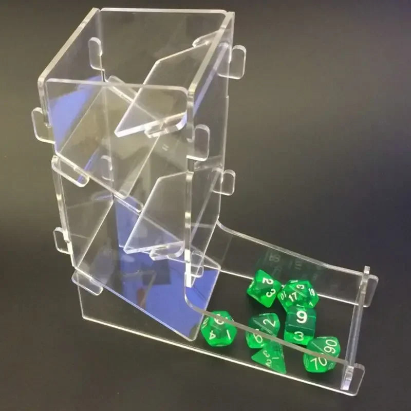 Tour à dés en acrylique transparent portable JDR