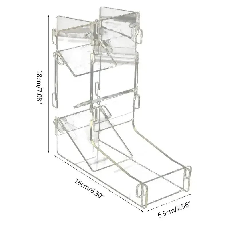 Tour à dés en acrylique transparent portable JDR